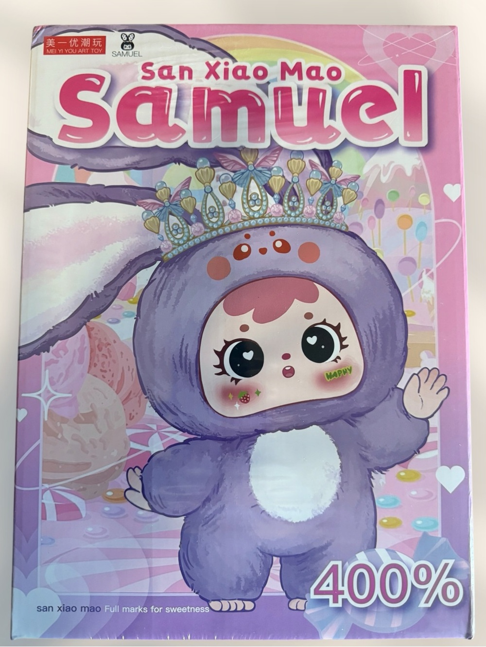 Samuel 400% Blind Box PlushFull Size Bunny Plushy Nee Sealed